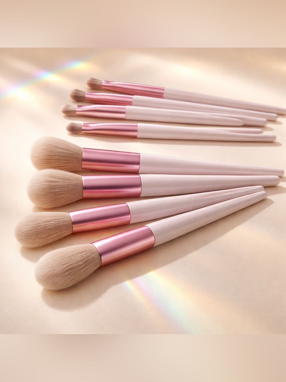 13 Piece Makeup Brush Set w/ Carrying Pouch